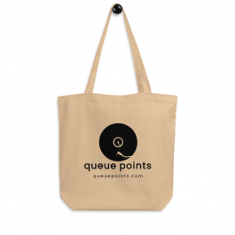 Queue Points Record Shopping Bag - "$1 Bins & Trade-Ins"